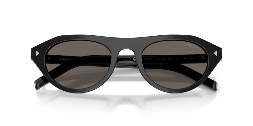 Óculos de sol Prada 0PR B15S - 51 - Preto - 16K731 | Óticas Visão