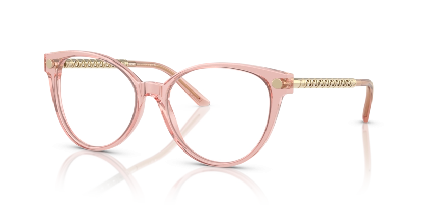 Óculos de Grau Versace 0VE3353 - 54 - Rosa transparente - 5323
