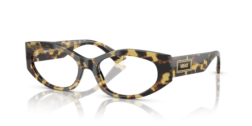 Óculos de Grau Versace VE3369 - 53 - Havana - 777 | Óticas Visão