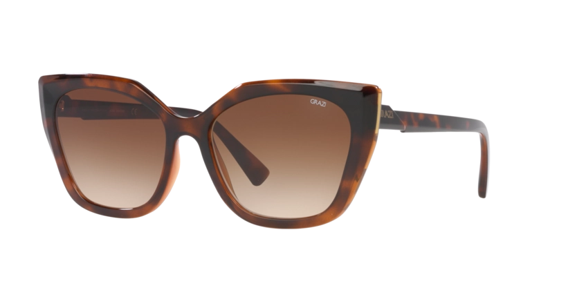 Óculos de Sol Grazi Massafera GZ4052 - 57 - Havana-escuro - K416