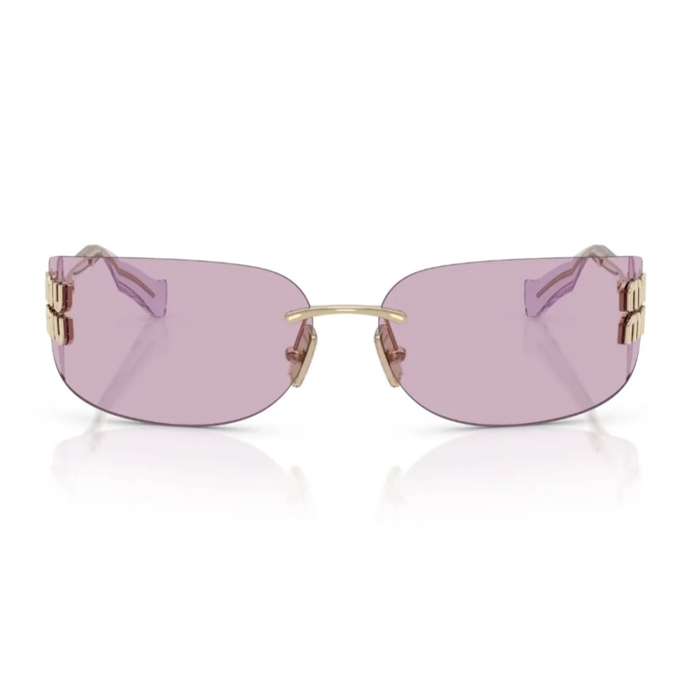 Óculos de Sol Miu Miu 0MU A51S - 75 - Ouro-pálido - ZVN90O