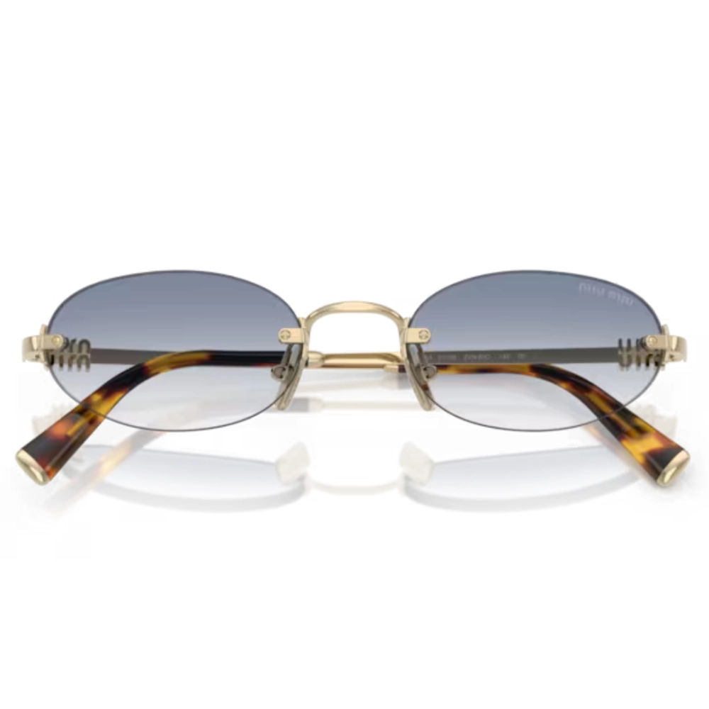 Óculos de Sol Miu Miu 0MU A54S - 51 - Ouro-pálido - ZVN80O