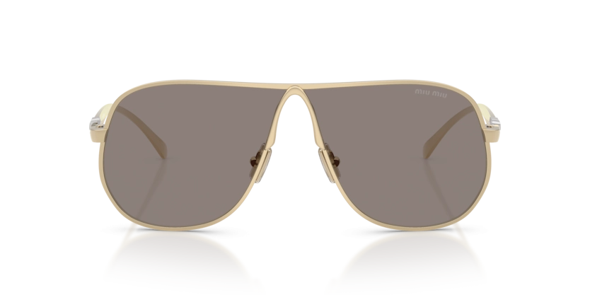 Óculos de Sol Miu Miu 0MU A56S - 66 - Ouro-pálido - ZVN80Q