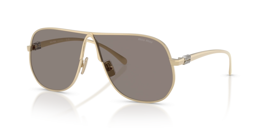 Óculos de Sol Miu Miu 0MU A56S - 66 - Ouro-pálido - ZVN80Q