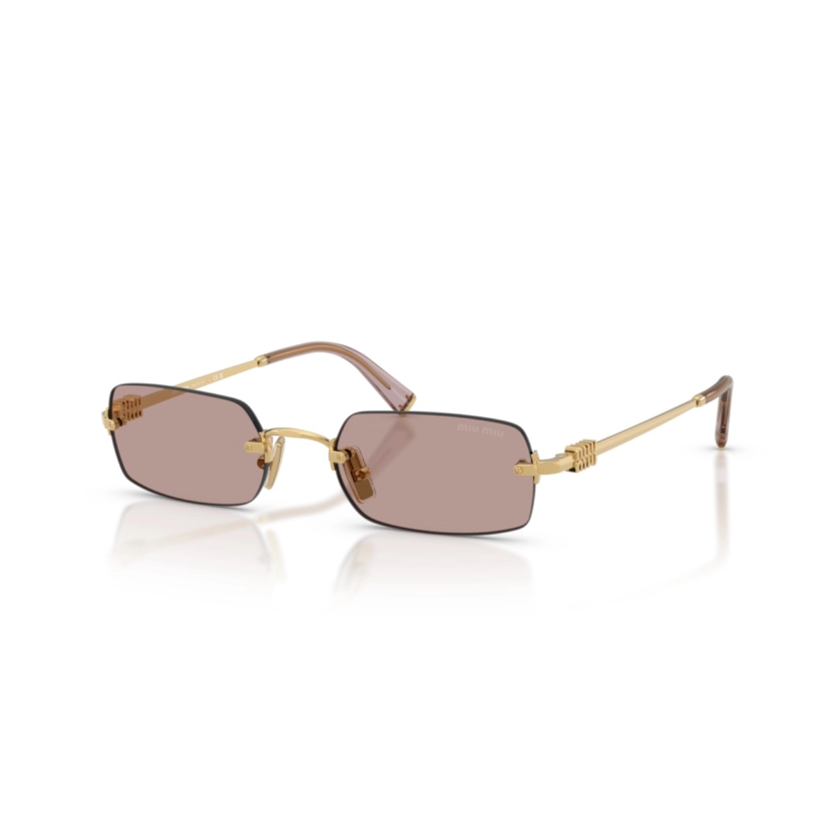 Óculos de Sol Miu Miu 0MU B50S - 52 - Ouro - 5AK20I | Óticas Visão