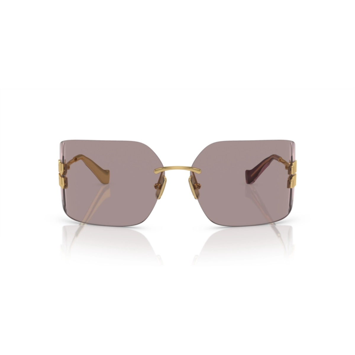 Óculos de Sol Miu Miu MU 54YS - 80 - Ouro - 5AK06I | Óticas Visão