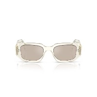 小物 PRADA Rimless Sunglasses Clear Temples Blue-ray Transparent