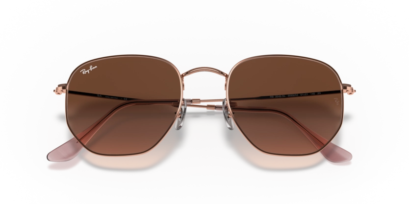 Óculos de Sol Ray-Ban Hexagonal RB3548NL - 54 - Cobre - 9069A5