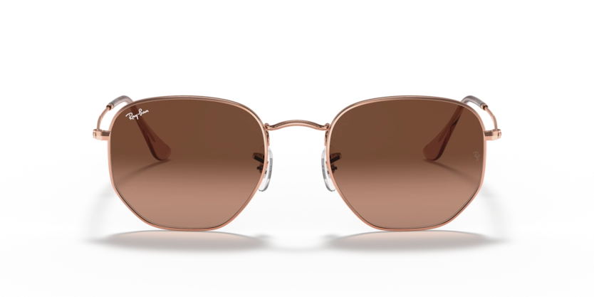 Óculos de Sol Ray-Ban Hexagonal RB3548NL - 54 - Cobre - 9069A5