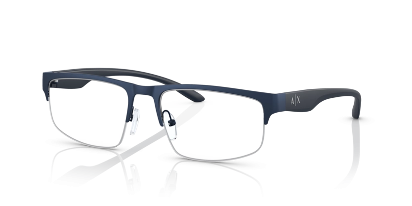 Óculos de Grau Armani Exchange AX1054 - 55 - Azul fosco - 6099