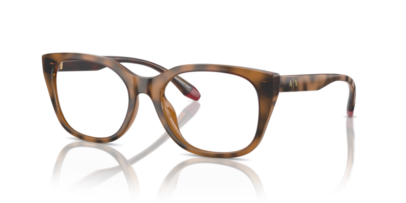 Óculos de Grau Armani Exchange AX3099U - 54 - Havana-escuro brilhante - 8283