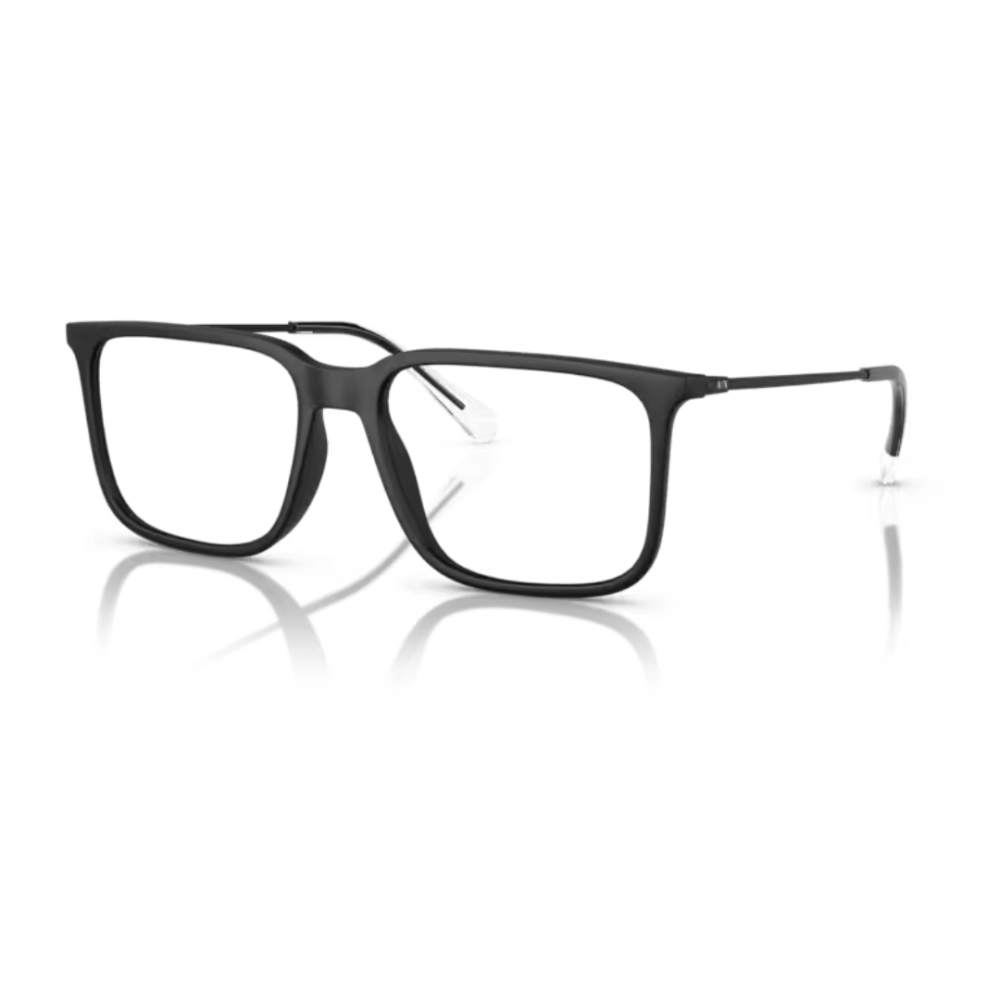 Óculos de Grau Armani Exchange AX3119 - 55 - Preto fosco - 8058