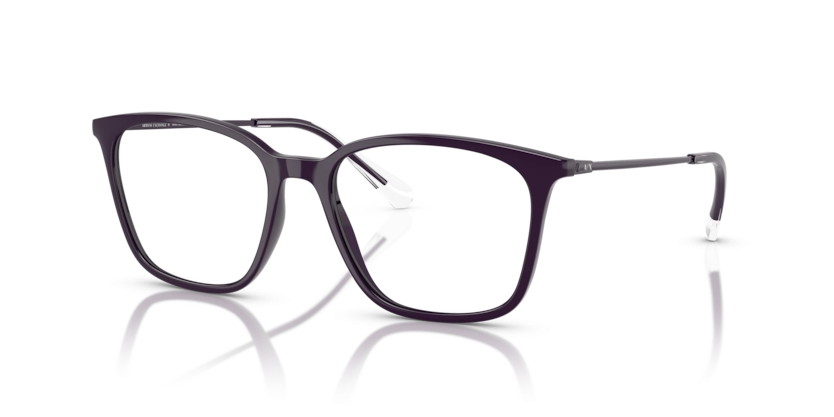 Óculos de Grau Armani Exchange AX3120 - 55 - Roxo-escuro brilhante - 8364