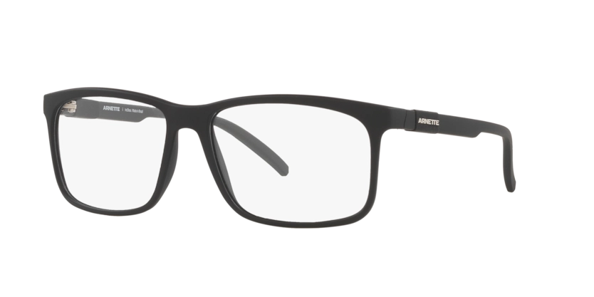 Óculos de Grau Arnette Gordon AN7185L - 59 - Preto fosco - 01
