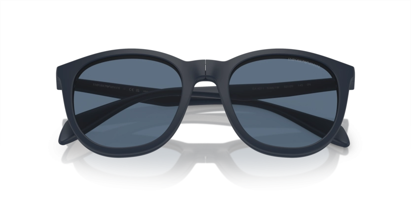 Óculos de Grau com Clip-On Emporio Armani EA4211 - 52 - Azul fosco - 50881W