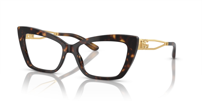 Óculos de Grau Dolce & Gabanna 0DG3375B 502 - Havana 55