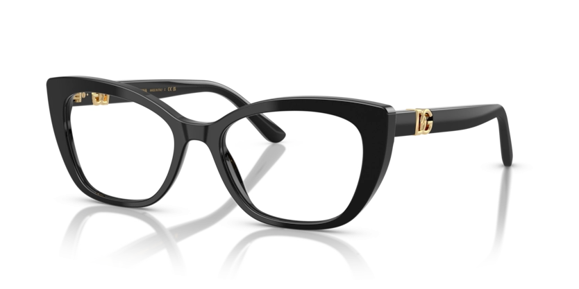 Óculos de Grau Dolce & Gabbana DG3398 - 54 - Preto - 501