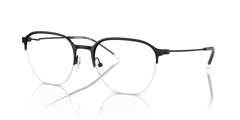 Óculos de Grau Emporio Armani 0EA1160 - 56 - Preto fosco - 3001