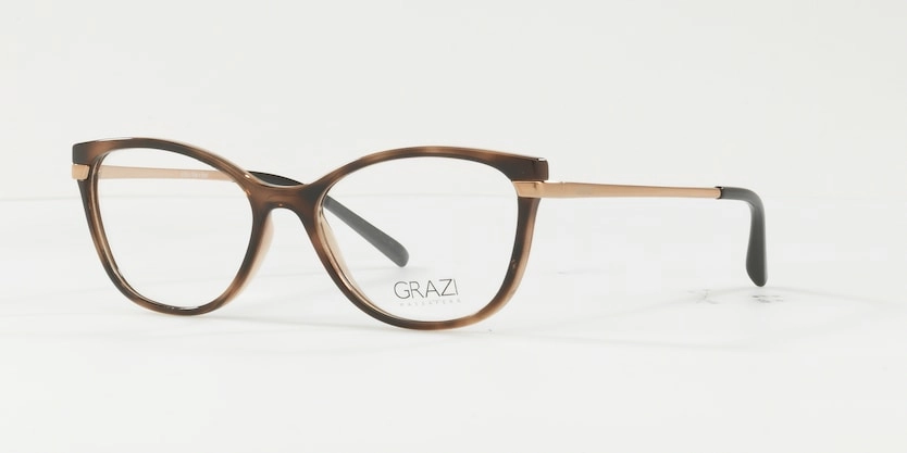 Óculos de Grau Grazi Massafera GZ3056 - 52 - Havana escuro - G084
