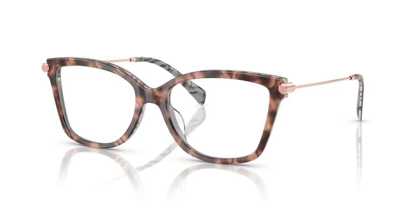 Óculos de Grau Michael Kors Kingston MK4150U - 54 - Tartaruga-rosa - 4017