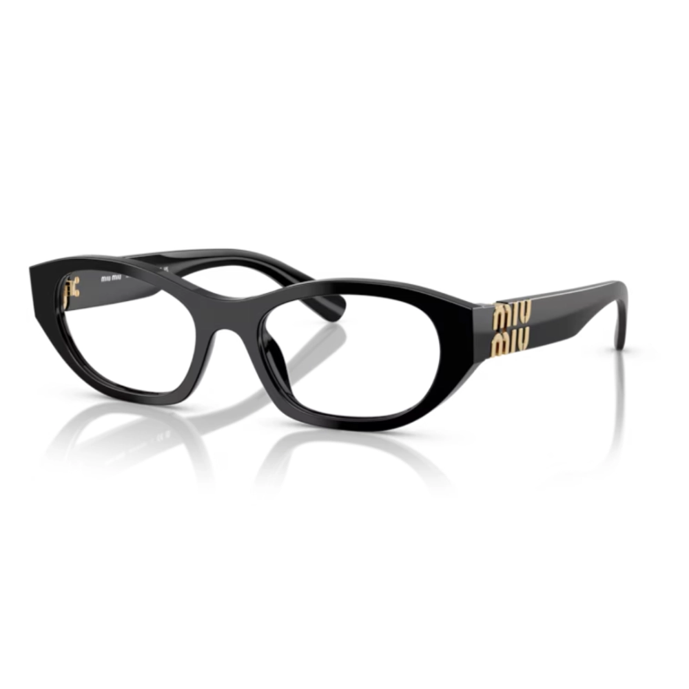 Óculos de Grau Miu Miu 0MU 03WV - 53 - Preto - 16K1O1
