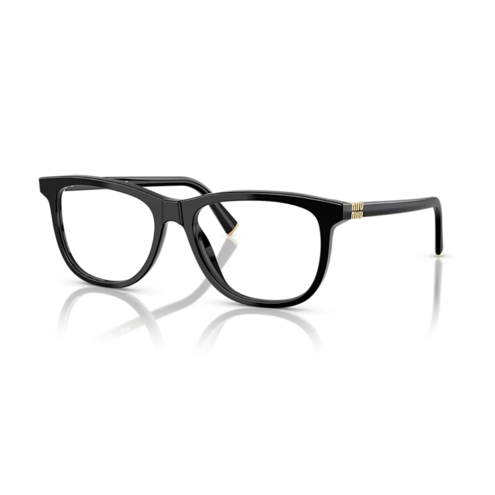 Óculos de Grau Miu Miu MU 01WV - 54 - Preto - 16K1O1