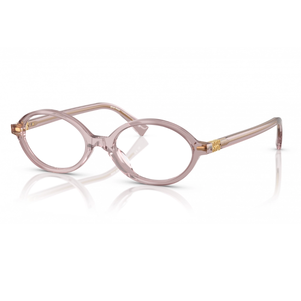 Óculos de Grau Miu Miu MU 01XV - 50 - Malva-transparente - 12W1O1