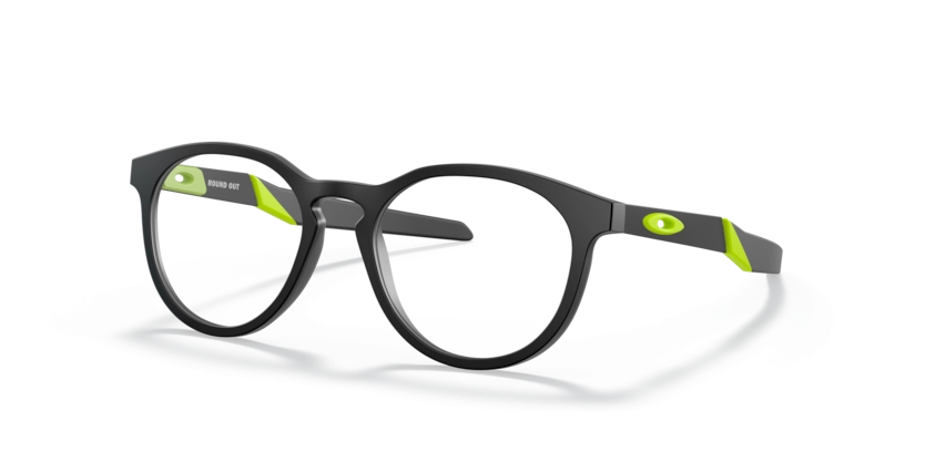 Óculos de Grau Oakley Youth Round Out OY8014 - 48 - Preto acetinado - 801401