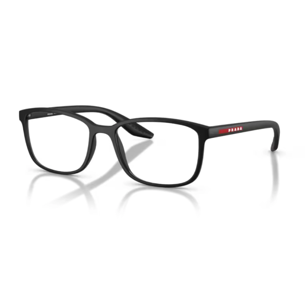 Óculos de grau Prada Linea Rossa 0PS 07RV - 55 - Preto fosco - 1BO1O1