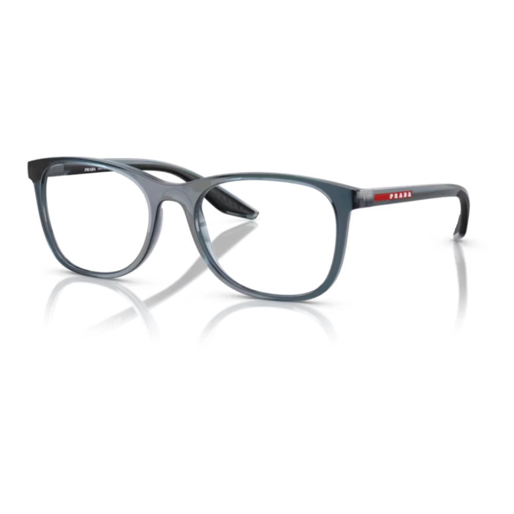 Óculos de Grau Prada Linea Rossa PS 05PV - 55 - Azul transparente - CZH1O1