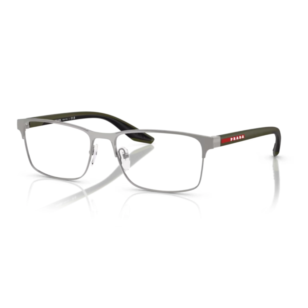 Óculos de Grau Prada Linea Rossa PS 50PV - 57 - Chumbo - 5AV1O1