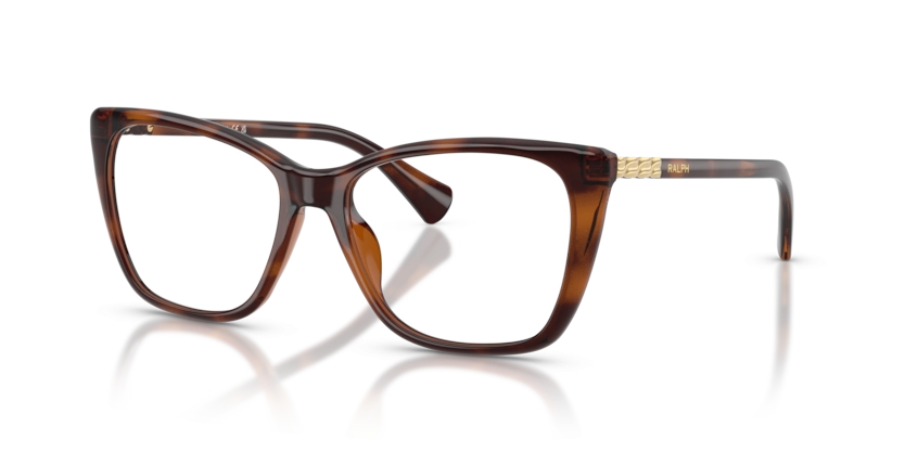 Óculos de grau Ralph 0RA7177U - 55 - Havana-escuro brilhante - 6149