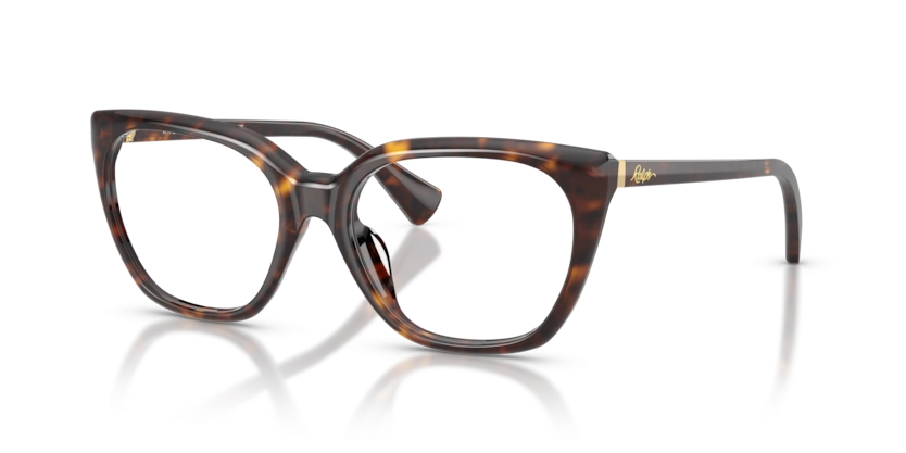 Óculos de grau Ralph 0RA7180U - 55 - Havana-escuro brilhante - 5003