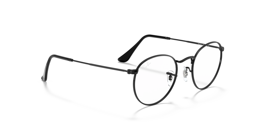 Óculos de Grau Ray-Ban Round metal RX3447V - 53 - Preto - 2503