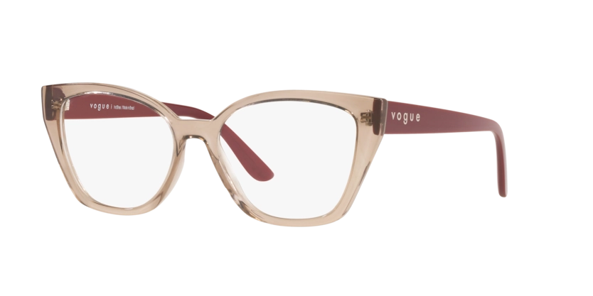 Óculos de Grau Vogue 0VO5416L - 55 -  Marrom-claro translúcido - 2940