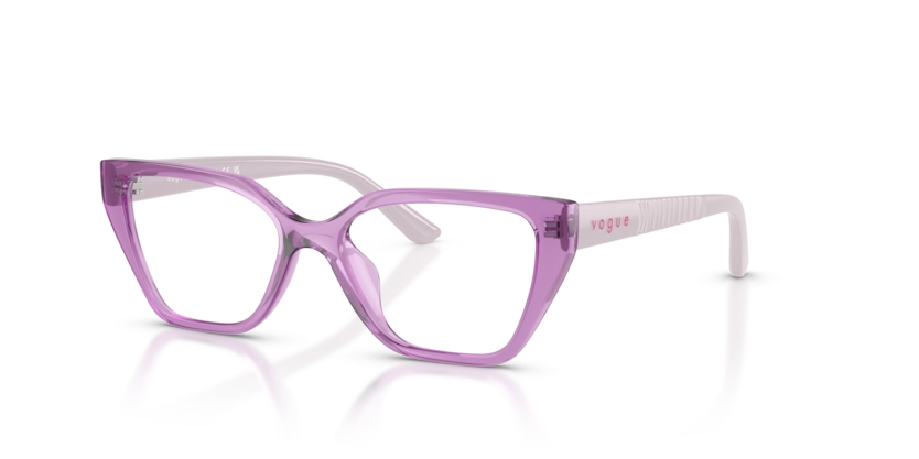 Óculos de Grau Vogue Júnior 0VY2036L  - 48 - Roxo transparente - 3172