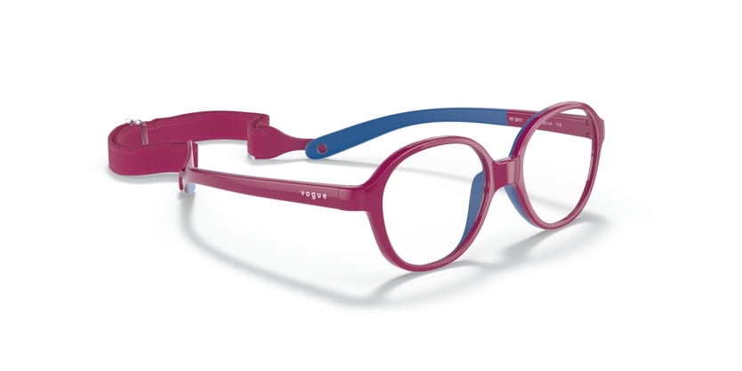 Óculos de Grau Vogue jr 0VY2011 - 40 - Rosa sobre azul emborrachado - 2568