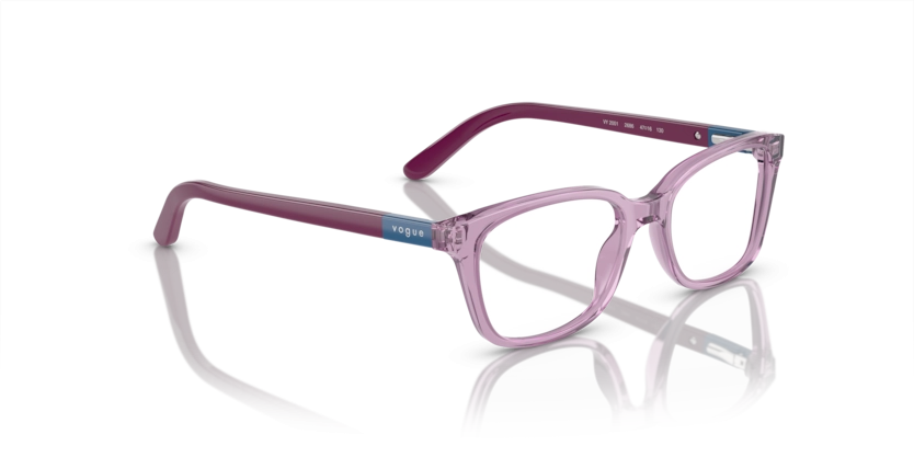 Óculos de Grau Vogue Jr VY2001 - 49 - Top violeta transparente - 2686
