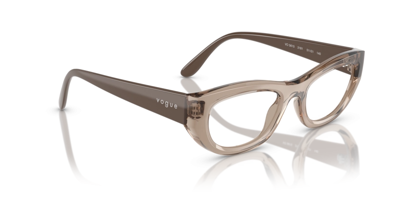 Óculos de Grau Vogue VO5615 - 51 - Marrom-claro transparente - 3181