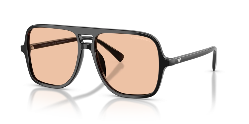 Óculos de Sol Empório Armani EA4252U - 57 - Preto brilhante - 501793