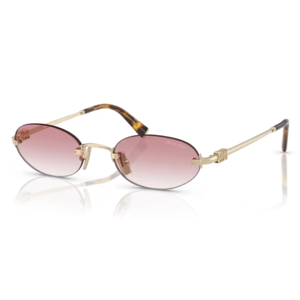 Óculos de Sol Miu Miu 0MU A54S - 51 - Ouro-pálido - ZVN70O