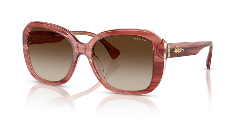 Óculos de sol Ralph 0RA5321U - 56 - Semi rosa vermelho-leitoso brilhante - 620313