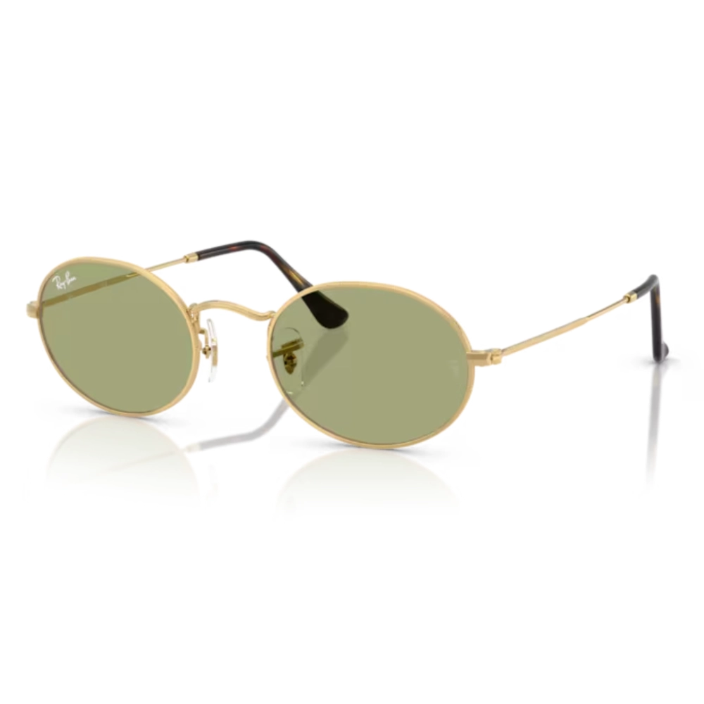Óculos de Sol Ray-Ban Oval 0RB3547 - 51 - Dourado-arista - 001/4E