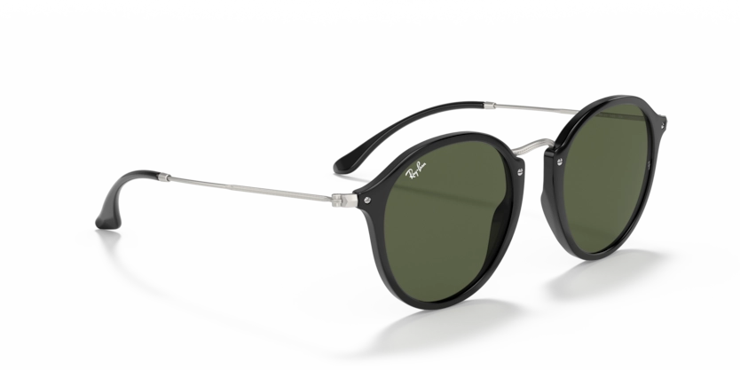 Óculos de Sol Ray-Ban Round RB2447 - 52 - Preto - 901