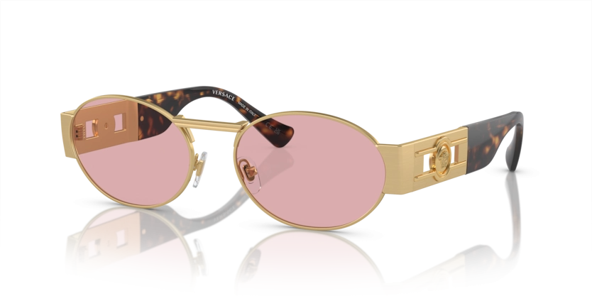 Óculos de Sol Versace 0VE2264 - 56 - Ouro fosco - 100284