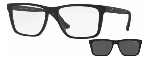 Óculos de Grau com Clip-On Jack Pacific 0JK1040U - 57 - Preto brilhante/fosco - L306