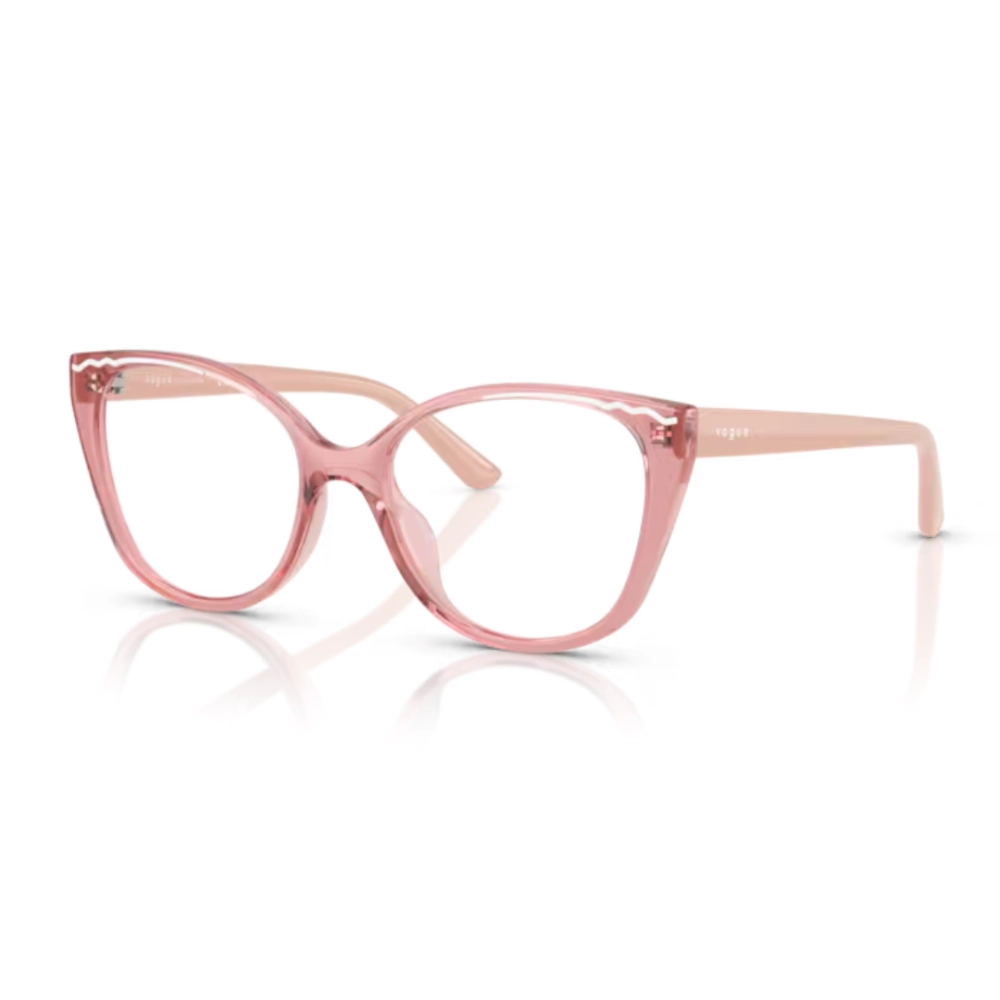 Óculos de Grau Vogue Jr 0VY2028L - 49 - Rosa translúcido brilhante - 3238
