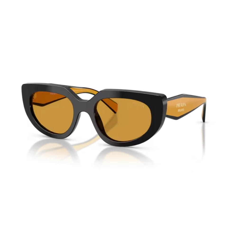 Óculos de Sol Prada 0PR D02S - 53 - Preto - 02K50P