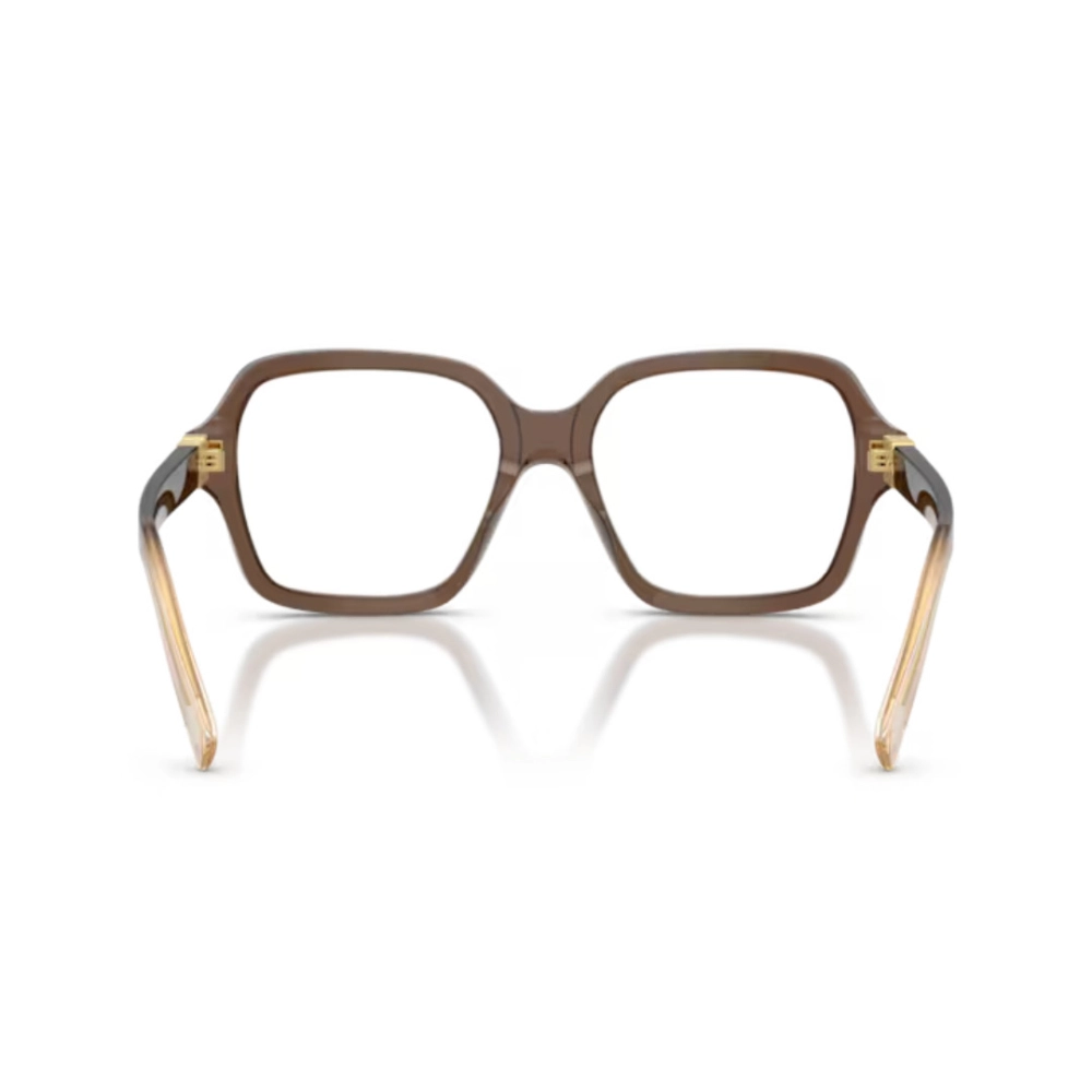 Óculos de Grau Miu Miu 0MU 03YV - 54 - Marrom transparente