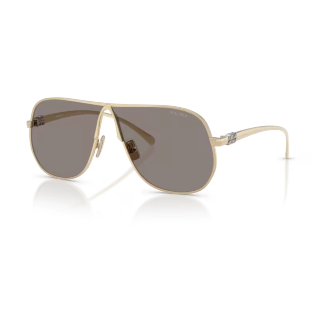 Óculos de Sol Miu Miu 0MU A56S - 66 - Ouro-pálido - ZVN80Q